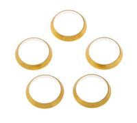 QUXVUIS Trasforma le canne da pesca con il controllo di avvolgimento in alluminio e l'anello di rifinitura decorativo nel prossimo progetto fai da te, componente per la costruzione canne pesca,