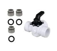 QUXVUIS Valvola deviatrice per Piscina a Lunga Durata da 5 Pollici a Tre Vie Diverse Applicazioni Che consentono l'adattamento in Vari Casi Valvola deviatrice per Piscina 3 Vie
