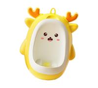 QUXVUIS Vasino per orinatoio verticale per bambini, facile da usare, leggero e rimovibile, accessorio per vasino che incoraggia il divertimento, obiettivi chiave, per, giallo, 29.8x23.8x14.8 cm