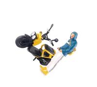 QUXVUIS versatile per modellismo ferroviario paesaggistico che soddisfa tutte le esigenze Per creative, migliorando l'aspetto artistico, adatta per la, Giallo Blu, 2.8-3.0 cm