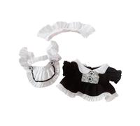 QUXVUIS Vestito educativo da cameriera per bambola in cotone che incoraggia il gioco pratico, migliora la creatività e la coordinazione nei bambini piccoli.