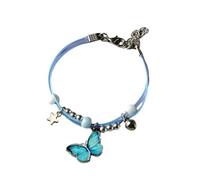 QUXVUIS Viaggia con stile con il bellissimo bracciale da donna con lega resistente per bracciale femminile per ciondolo moda donna, 312A Azzurro, 1