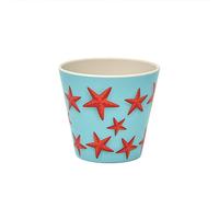 Quy cup Espresso - 100% Design Italiano Realizzata in R-pet (Recycled Pet) per uso alimentare Tazzina da 90 ml (coperchio non incluso) /0% di bisfenolo-A e melamina (STELLA MARINA)