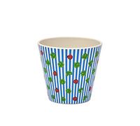 Quy cup Espresso - 100% Design Italiano Realizzata in R-pet (Recycled Pet) per uso alimentare Tazzina da 90 ml (coperchio non incluso) /0% di bisfenolo-A e melamina (LUCKY)