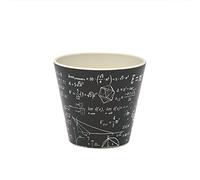 Quy cup Espresso - 100% Design Italiano Realizzata in R-pet (Recycled Pet) per uso alimentare Tazzina da 90 ml (coperchio non incluso) /0% di bisfenolo-A e melamina (EISTEIN)