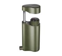 QUYBSGWJ Pompa Manuale A Filtro Portatile Con Filtro D'acqua Al Carbonio Da 0,01 Micron, 6 Fasi Di Filtrazione Per Emergenze All'aperto,Verde,7.8 * 4.5 * 15cm