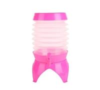 QUYBSGWJ Secchio Da Campeggio Pieghevole Portatile Con Rubinetto Barili Per Bevande Pieghevoli Per Escursioni All'aperto,Rosa,7.5L