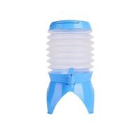 QUYBSGWJ Secchio Da Campeggio Pieghevole Portatile Con Rubinetto Barili Per Bevande Pieghevoli Per Escursioni All'aperto,Blu,7.5L
