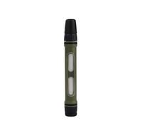 QUYBSGWJ Semplice Attrezzatura Portatile Esterna Per Filtrazione Dell'acqua A Mini Filtro A Cannuccia Per La Sopravvivenza in Caso Di Disastro,Verde,2.2 * 2.2 * 18cm