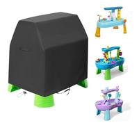 QUYCIFYUS Copertura per tavolo d'acqua per bambini, adatta per acquazzoni con pioggia Step2, impermeabile, antipolvere, protezione dai raggi UV, copertura resistente in tessuto Oxford 600D (solo