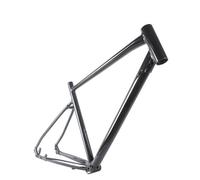 QUYCOIU 700C Telaio Bici da Strada 47/52 Cm Lega di Alluminio Telaio Freno A Disco Routing Interno per Telaio da Bici Fuoristrada/Gravel/da Strada Peso 1870G(Black,52cm)