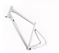 QUYCOIU 700C Telaio Bici da Strada 47/52 Cm Lega di Alluminio Telaio Freno A Disco Routing Interno per Telaio da Bici Fuoristrada/Gravel/da Strada Peso 1870G(White,47cm)
