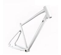 QUYCOIU 700C Telaio Bici da Strada 47/52 Cm Lega di Alluminio Telaio Freno A Disco Routing Interno per Telaio da Bici Fuoristrada/Gravel/da Strada Peso 1870G(White,52cm)