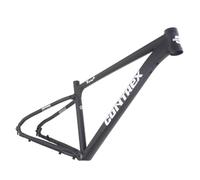 QUYCOIU Telaio per Bici 27,5/29er Telaio per Mountain Bike Telaio Cambio Lega di Alluminio Freni A Disco Telai Ruote di Grandi Dimensioni Sgancio Rapido 135mm Passaggio Interno(Black White)