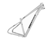 QUYCOIU Telaio per Bici 27,5/29er Telaio per Mountain Bike Telaio Cambio Lega di Alluminio Freni A Disco Telai Ruote di Grandi Dimensioni Sgancio Rapido 135mm Passaggio Interno(Milky White)