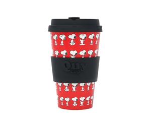QUYCUP SNOOPY RED TRAVEL MUG 400 ML