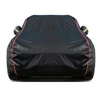 QUYDDC Breathable New Material, Waterproof Car Cover, Locks and Zipper Doors, Sunscreen Waterproof UV Prevention Snowproof Wind and Windproof,Suitable for Indoor Outdoor,for Sedan (197" to 208") B4