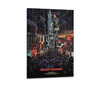 QUYEBRHFY Blade Runner - Poster decorativo da parete vintage, stampa di film, decorazione artistica per la stanza, 40 x 60 cm, con cornice