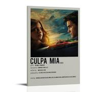 QUYEBRHFY Culpa Mia (My Fault) Poster da parete vintage art poster stampa cinematografica stampa poster decorazione per la stanza, 30 x 45 cm, stile cornice
