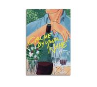 QUYEBRHFY Poster con scritta "Call Me by Your Name", decorazione da parete, stile vintage, stampa di film, decorazione per la stanza, 30 x 45 cm, senza cornice