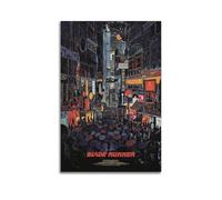 QUYEBRHFY Poster decorativo da parete con stampa di Blade Runner vintage, poster artistico e cinematografico, decorazione per la stanza, 50 x 75 cm, senza cornice