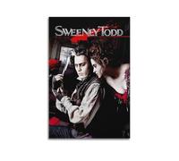 QUYEBRHFY Sweeney Todd, Poster decorativo da parete vintage, stampa di film, decorazione artistica per stanza, 30 x 45 cm, senza cornice