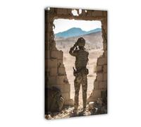 QUYHGAG Poster su tela con immagine di un uliveto di Giordania, decorazione per camera da letto, ufficio, camera da letto, regalo, 50 x 75 cm