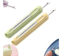 QuyiFa Infila-ago 2 in 1 e scucitore, infila-ago e scucitore 2 in 1, 2025 Nuovi scucitori Elastici per Cucire a Mano, lavori a Maglia, Artigianato e Quilting. (C)