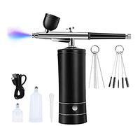 Quystetes 1 set aerografo kit 30PSI ad alta pressione portatile aerografo portatile Airbrush Set