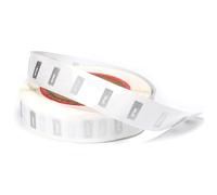 Quystetes 100 etichette NFC adesive con chip NTAG213 NFC vuoti etichette adesive RFID tag riscrivibili 144 byte memoria facile da installare facile da usare
