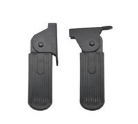 Quystetes 1Pair Elettrico Ciclomotore Pedale Anteriore Scooter Pedale Pieghevole Piedino Supporto Pad Piastra In Acciaio Addensato Accessori Ebike 7 centimetri