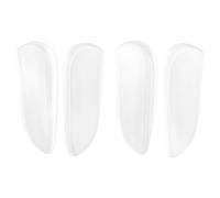 Quystetes 2 paia di solette in silicone mediale e laterale per tallone, inserti correttivi per allineamento del piede, dolore al ginocchio, gambe ', artrosi, per uomini e donne