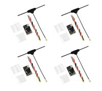 Quystetes 4PCS Ricevente ELRS 2.4GHz Nano ExpressLRS con Antenna A Forma di T per Drone FPV RC A Lungo Raggio, Supporto per Aggiornamento WiFi
