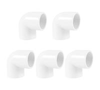 Quystetes 5 pezzi 20 mm diametro 90 gradi gomito PVC raccordi adattatori connettore