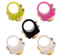 Quystetes 5Pcs Y2K Style Chunky Retro Resina Acrilico di Plastica Anelli Bambini Carino Colorato Candy per le Donne