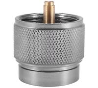 Quystetes Adattatore per fornello da campeggio, 0,5 kg, ingresso piccolo serbatoio propano e valvola Lindal EN417 uscita cilindro esterno GPL canister Convert
