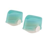 Quystetes Applicatore per protezione solare per bambini, set di pennelli per protezione solare con tappo protettivo, applicatore per lozione solare, 2 pezzi (C)