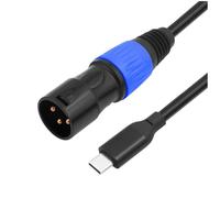 Quystetes Audio AUX da Tipo C A XLR Stereo da Tipo C A XLR USB da Tipo C A XLR Collega e Usa