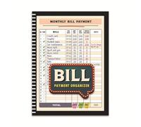 Quystetes Bill Tracker Notebook mensile Bill Organizer & Planner per bilancio personale finanziario, organizzatore di pagamento delle bollette
