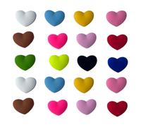 Quystetes Cuscino a forma di cuore Accessori per racchette da tennis Ammortizzatore a forma di cuore Accessori per racchette da tennis fai da te Accessori per racchette da tennis
