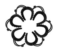 Quystetes Porta del Primo Soccorritore Ferma la Porta 6 Pacchetto Black Security Proof Port Handper Trovato Pinch Guard