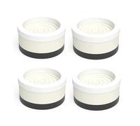 Quystetes Tavolo e Sedia Piedino Antiscivolo Rialzo Mobili Piede Copertura Regolabile Sollevamento Telaio Letto, Aumento 5,5 cm