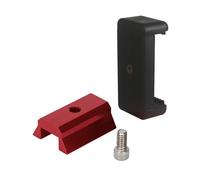 Quystetes Telescopio Coda di Rondine Smartphone Adattatore Metallo per Finder Scope Base a coda di rondine Staffa di montaggio fissa Telefono Facile da installare Facile da usare