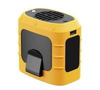 Quystetes Ventilatore Appeso a Vita da 8000 MAh Mini Ventilatore Foglie Portatile Ubs Carica di Emergenza Appeso al Collo Ventilatore Giallo