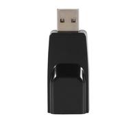 Quzenn Adattatore Ethernet LAN USB A RJ45 Scheda di Rete USB2.0 da 100 Mbps per PC Laptop Desktop DVB Set Top Box Drive-Free Nero