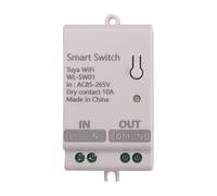 Quzenn Modulo Interruttore A Contatto Pulito Tuya Smart WiFi 10A Relè Interruttore DIY Universale per La Casa Funziona con Smart Life AC 85-265 V