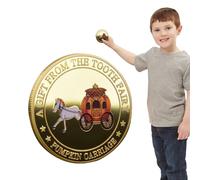 Quzente Moneta da collezione | Collezione Experience Favor for Lost Teeth Kids | Treasure Memory Keepsake Collectible Dooth Fairy Souvenir per ragazzi ragazze bambini collezione