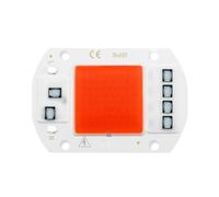 QVAQHBDBVM 1fortunate Confezione da 10, lampada LED COB Chip AC220V Spettro completo Coltiva la luce delle piante Lampada for la crescita dei fiori da interni(50w)
