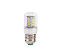 QVAQHBDBVM 1fortunate Pack of 1, Led Spotlight Bulb AC220V E27/E14/E12/B22/GU10/G9 4W Smd5730-27Leds Home Candle Lighting(Blanc,E27)