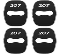 QVBGFF 4 Pezzi Copri Serratura per portiera Auto,per Peugeot 207,Protettive Prova Antiruggine Copriserratura portiera, Auto Accessori,A